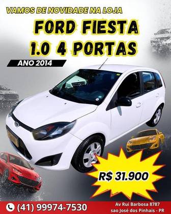 FORD FIESTA 1.0 ROCAM S 8V FLEX 4P MANUAL FORD FIESTA 1.0 ROCAM S 8V FLEX 4P MANUAL